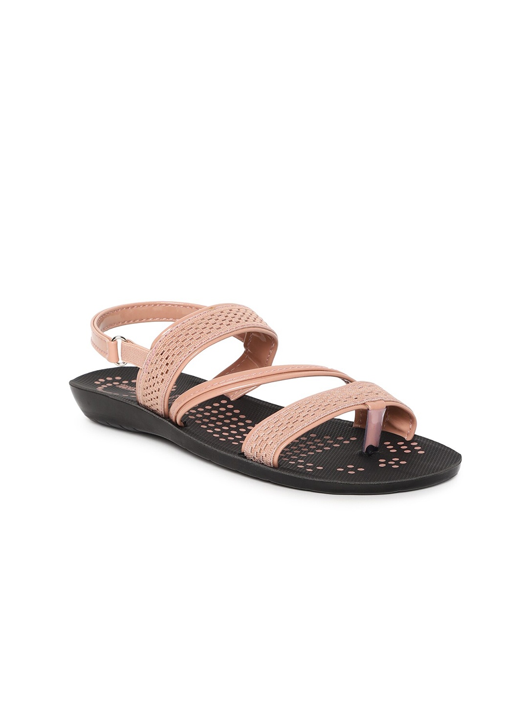 

Paragon Women Open Toe Flats, Peach