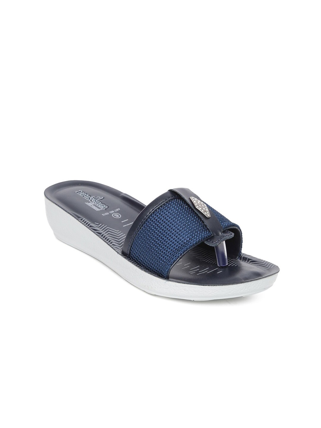 

Paragon Women Textured Open Toe Flats, Blue