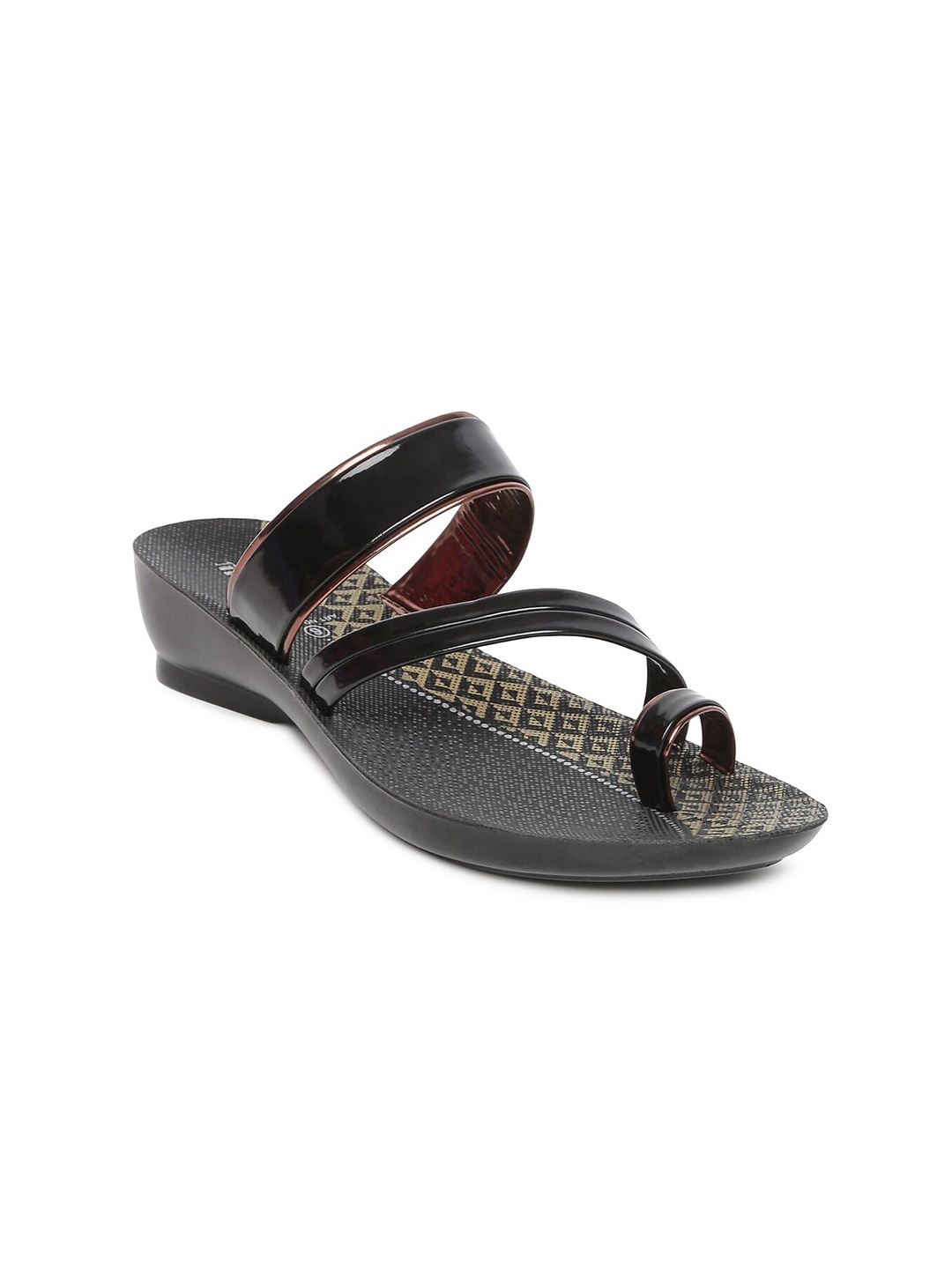 

Paragon Women One Toe Flats, Black