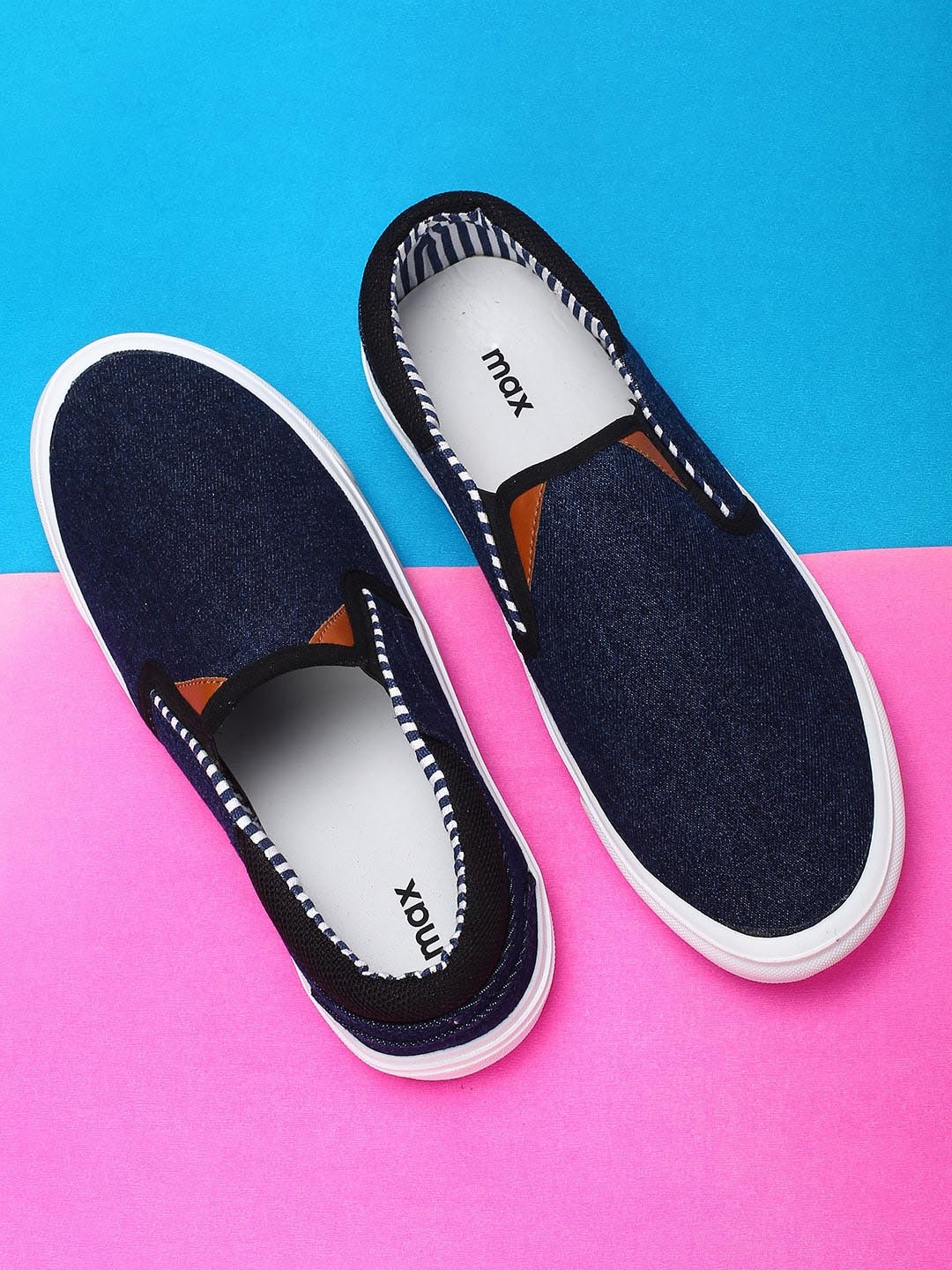 

max Men Slip-On Sneakers, Navy blue