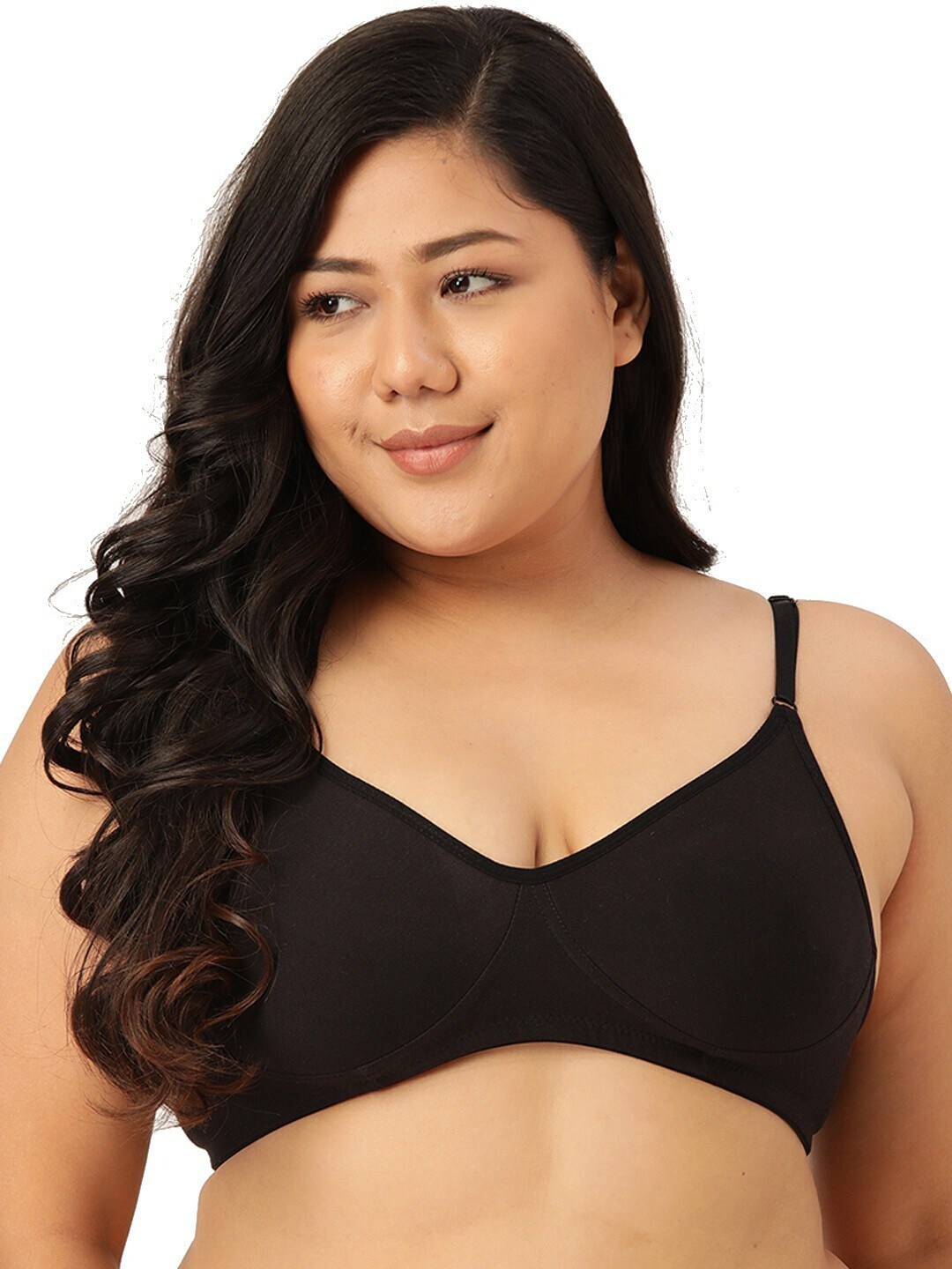 

Leading Lady Black Non Wired Non Padded Bra