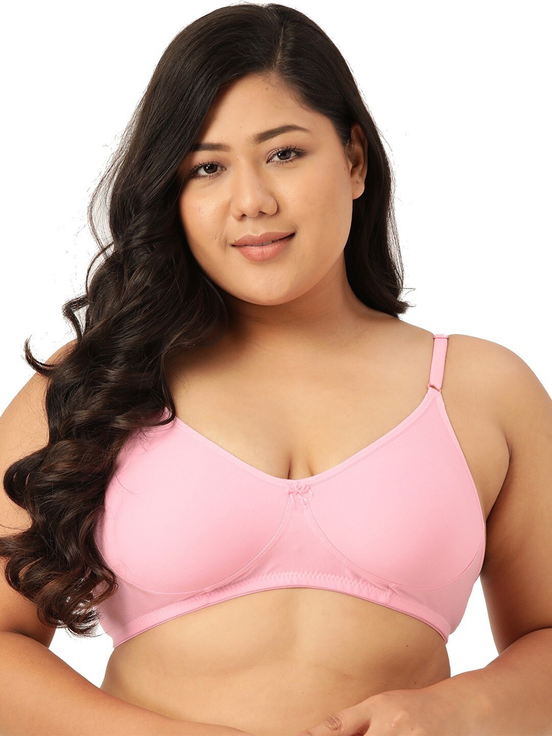 

Leading Lady Pink Non Wired Non Padded Bra