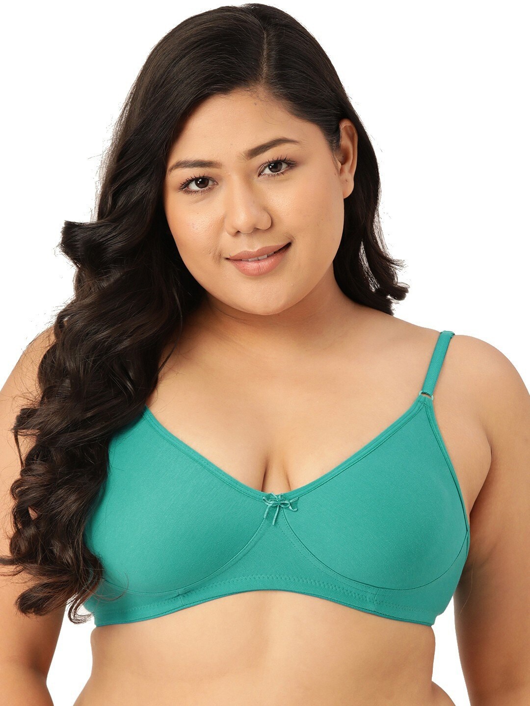 

Leading Lady Green Non Wired Non Padded Bra