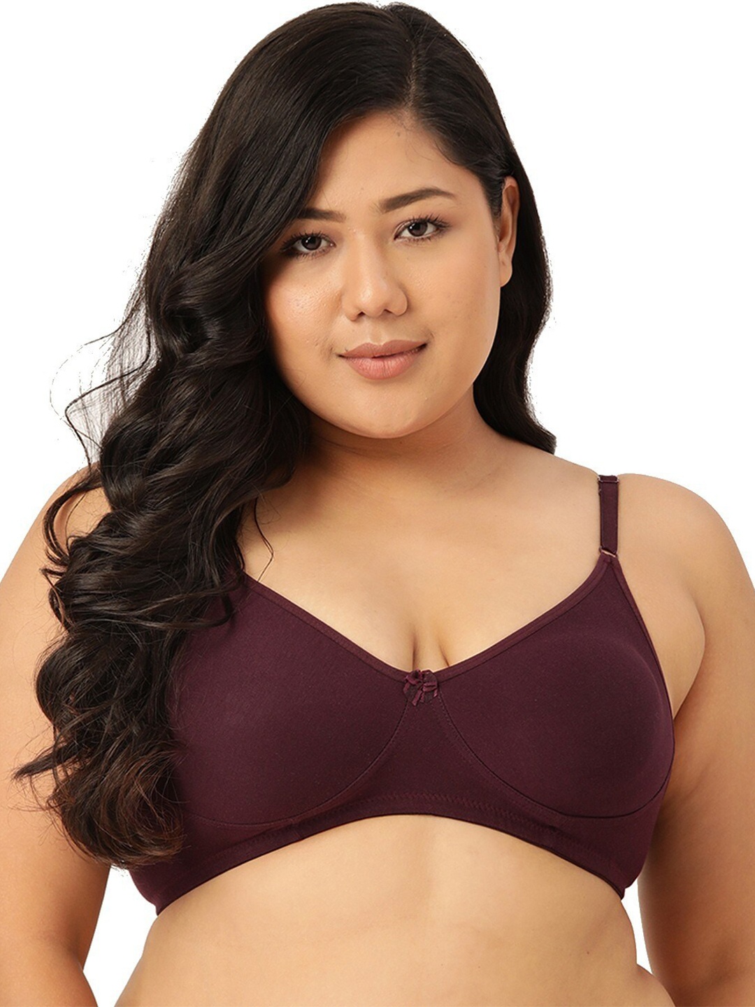 

Leading Lady Purple Non Wired Non Padded Bra