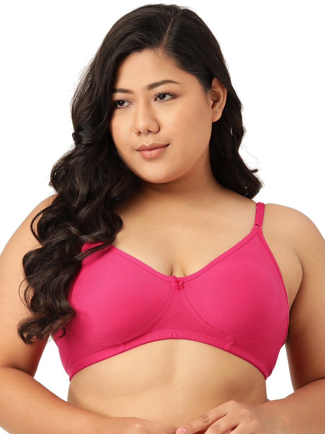 

Leading Lady Pink Non Wired Non Padded Bra