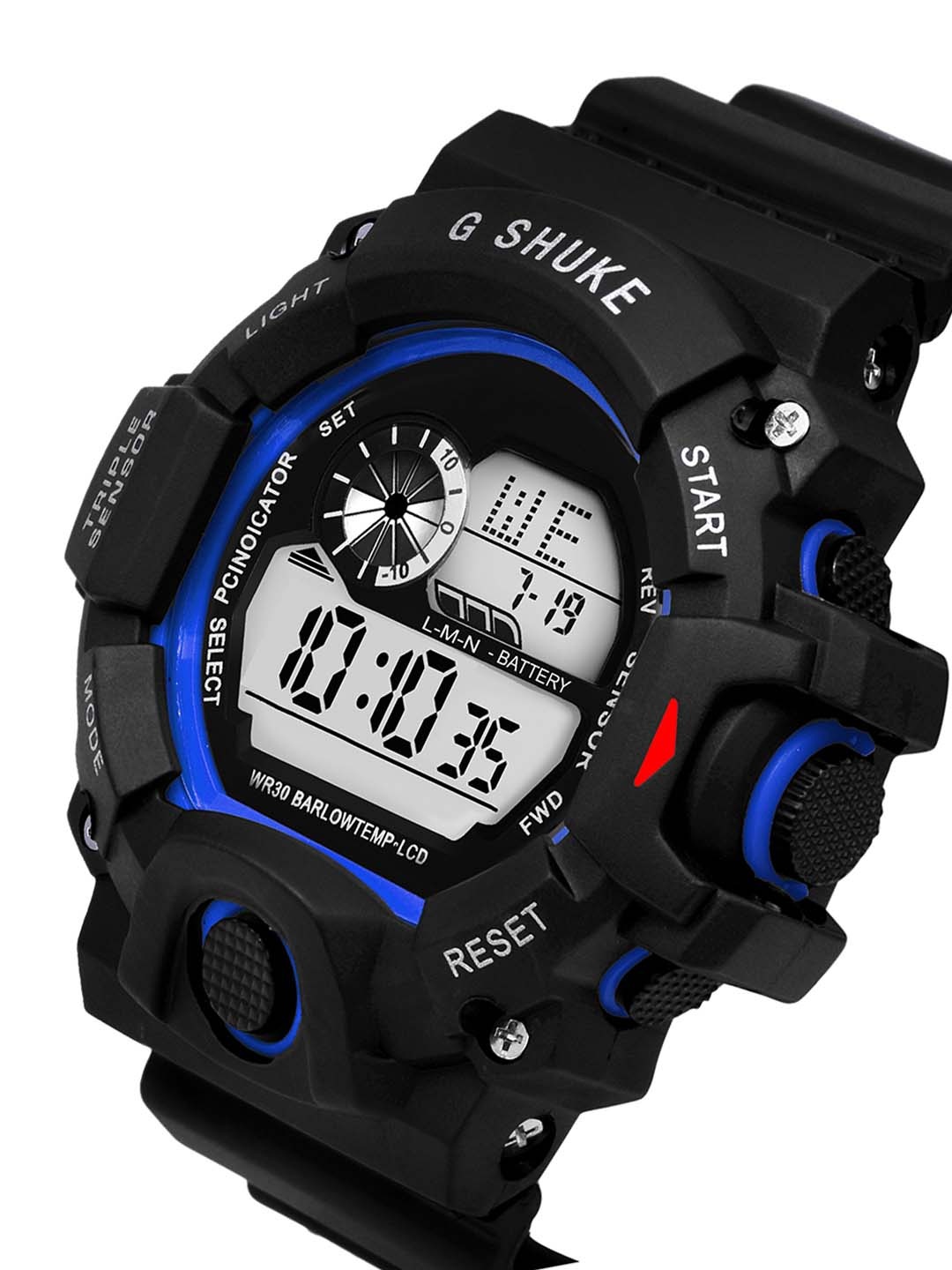 

WM Men Blue Dial & Black Straps Digital Watch TSD-003-B_ESP