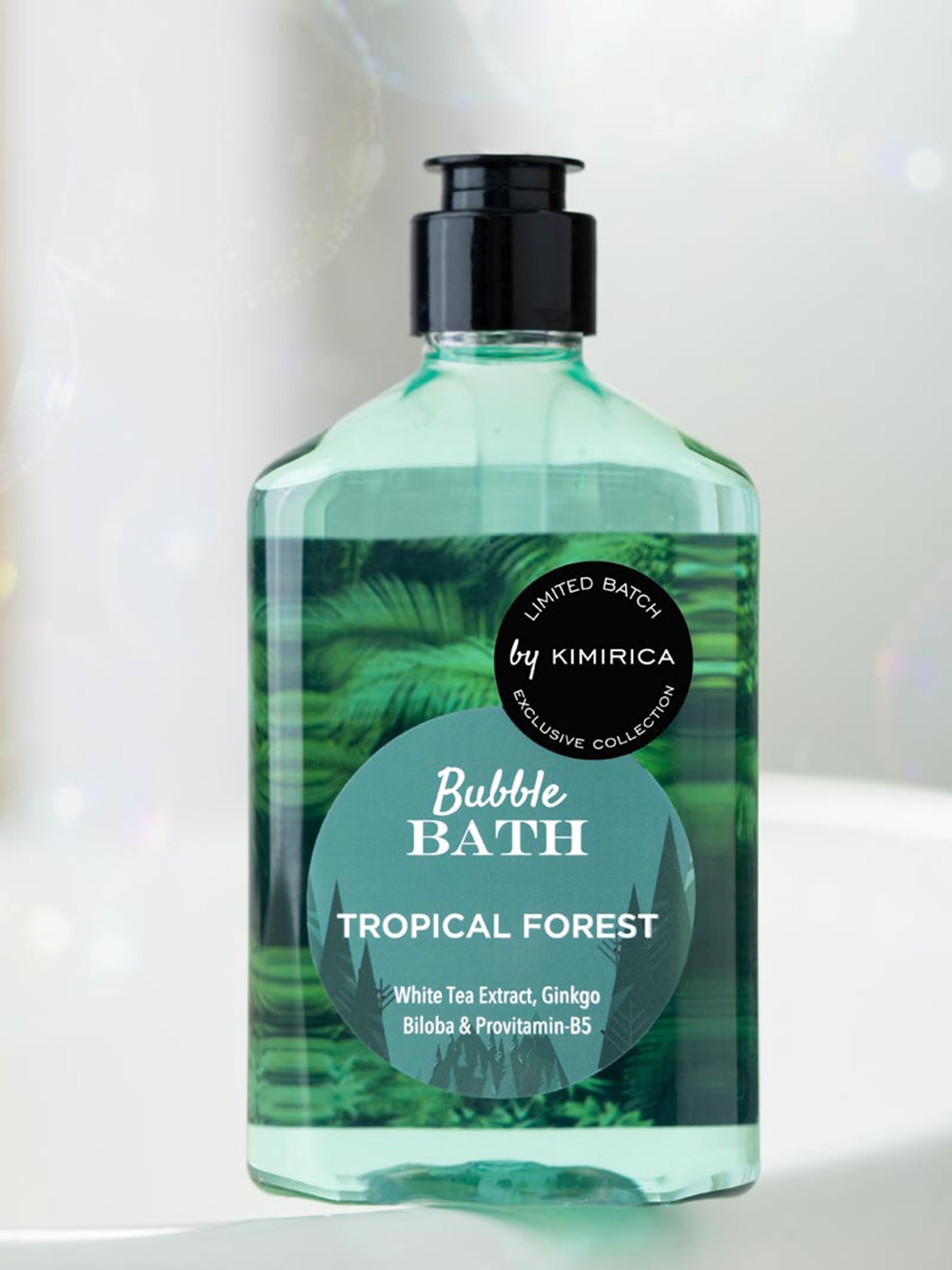 

Kimirica Tropical Forest Bubble Bath Shower Gel with Tea & Pro Vitamin B5 - 270 ml, Green