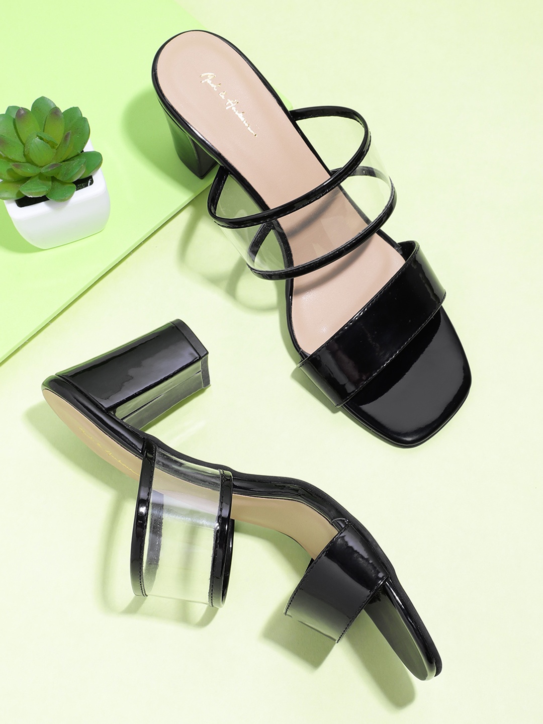 

Mast & Harbour Women Block Heels, Black