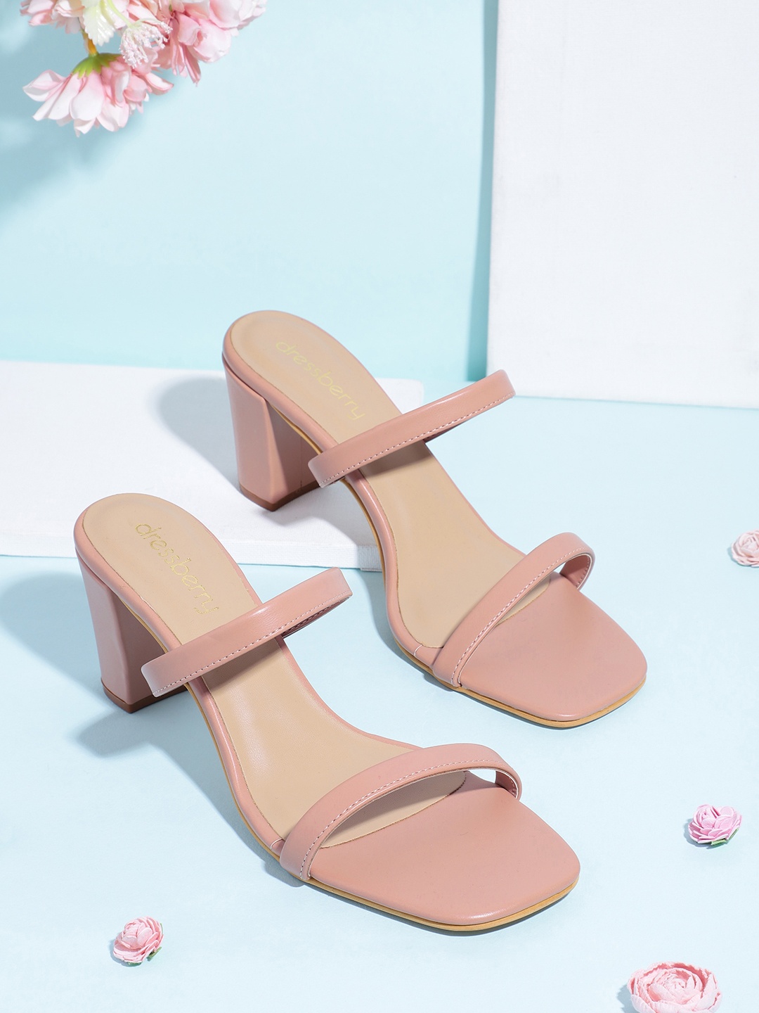 

DressBerry Women Block Heels, Pink