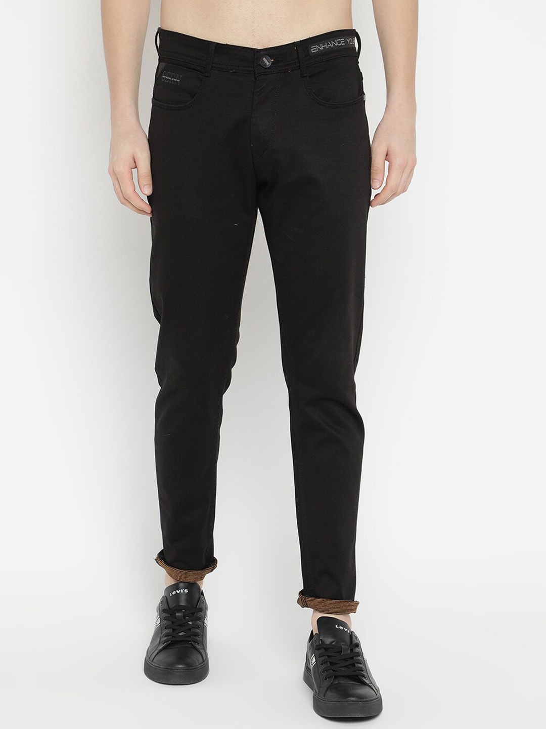 

V2 Value & Variety Men Regular Fit Jeans, Black