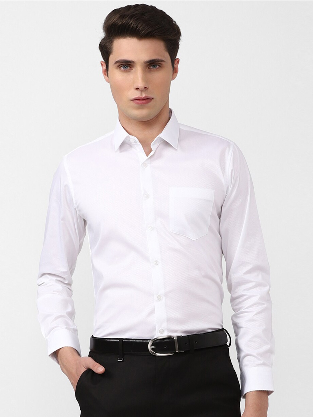 

Van Heusen Men Slim Fit Formal Shirt, White