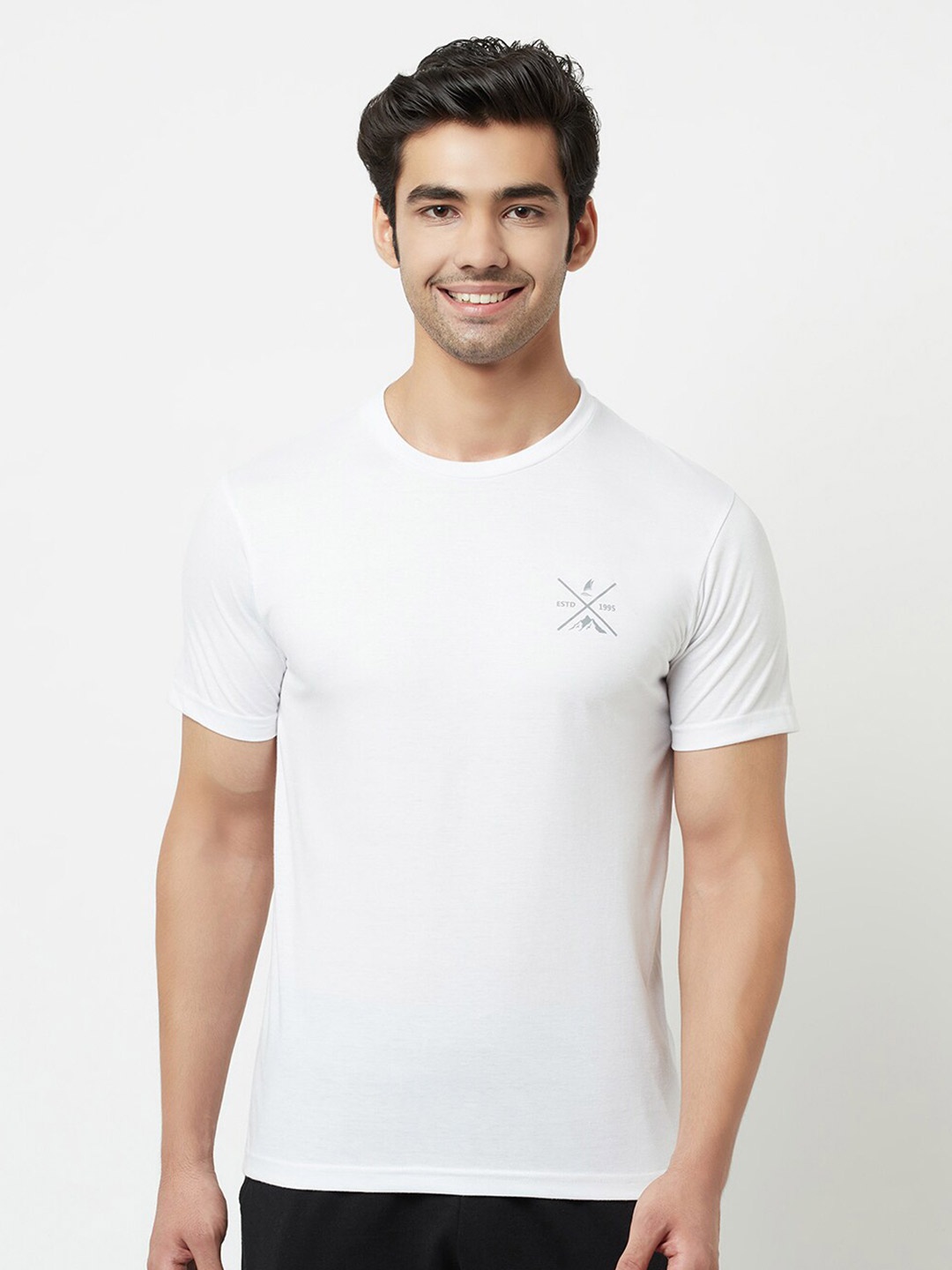 

HARBOR N BAY Men White T-shirt