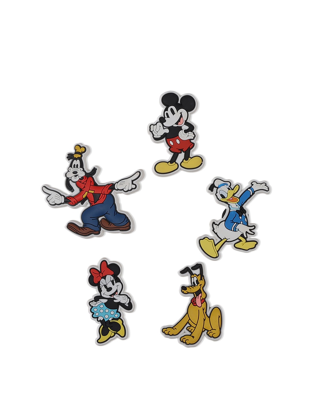 

Crocs Set Of 5 Disney Mickey Friends Jibbitz Shoe Charms, Red