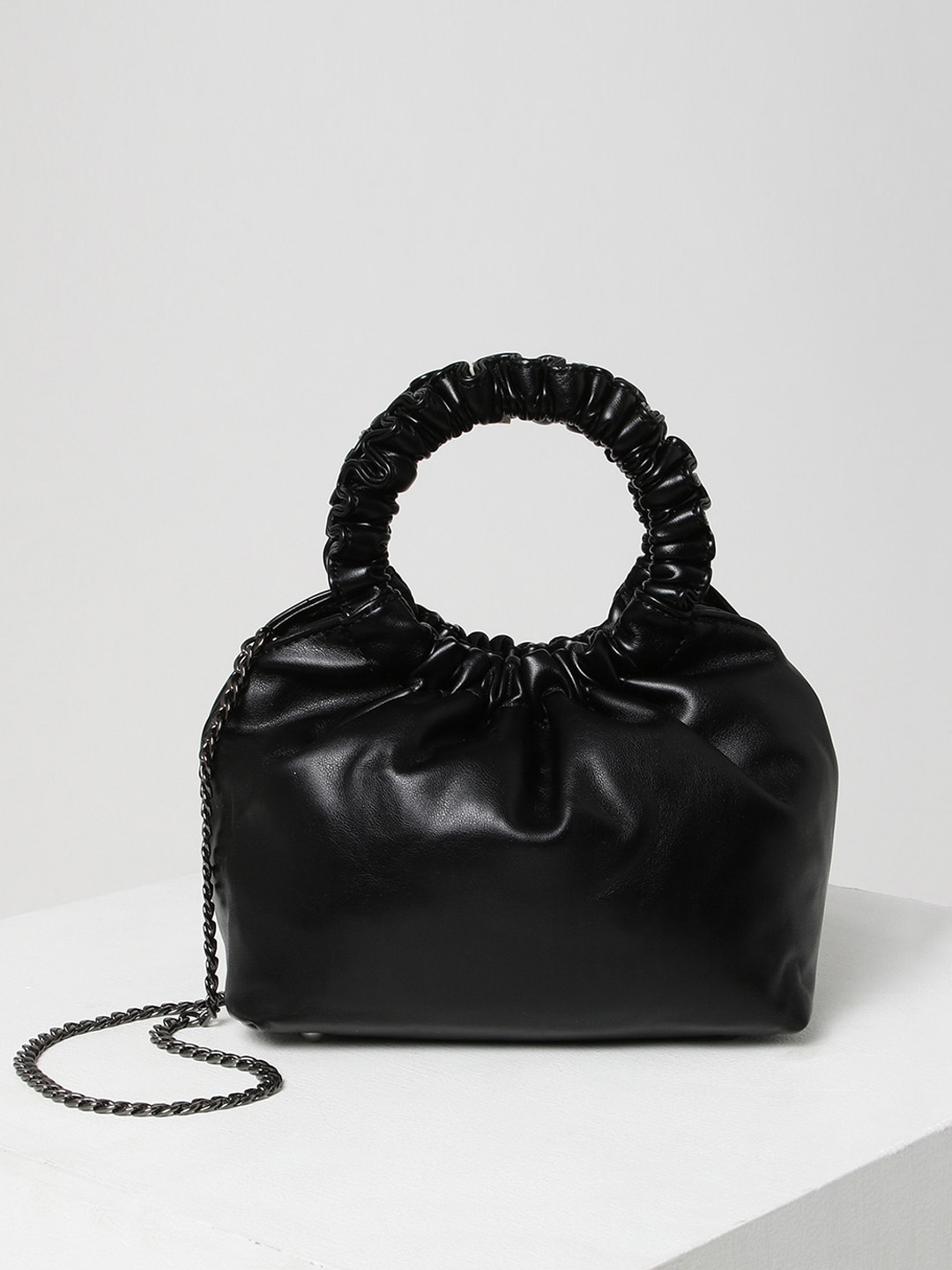 

KENDALL & KYLIE Embellished PU Handheld Bag, Black