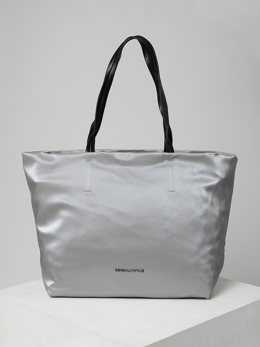 

KENDALL & KYLIE Grey Oversized Shopper Tote Bag