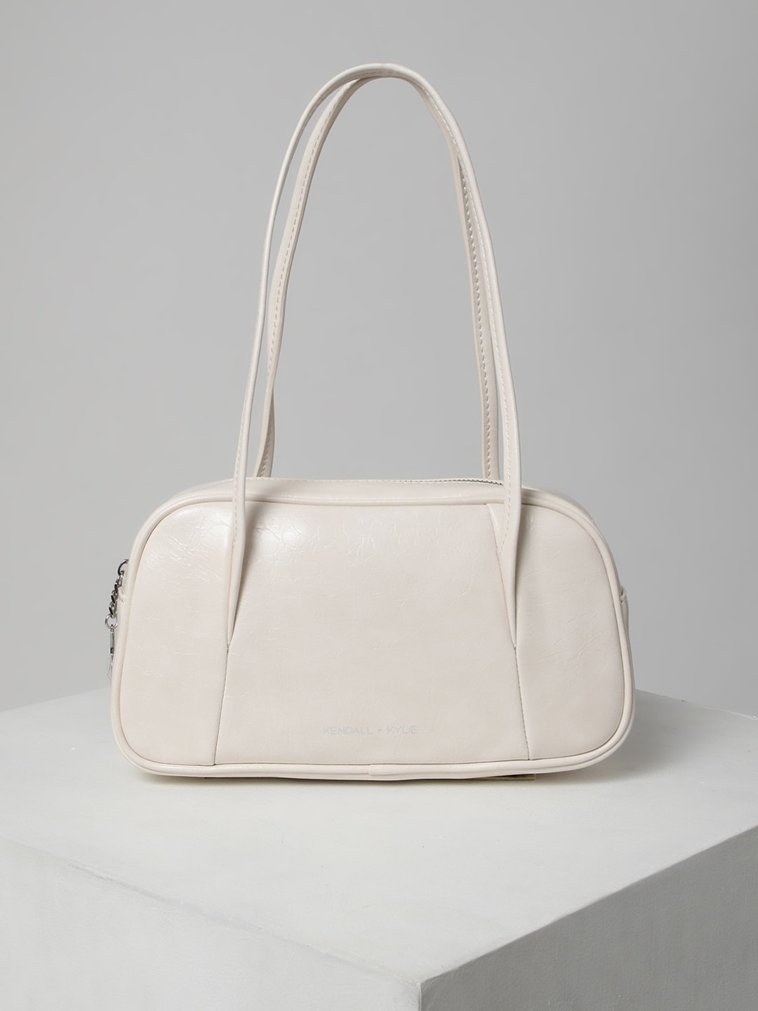 

KENDALL & KYLIE Off White Structured Shoulder Bag