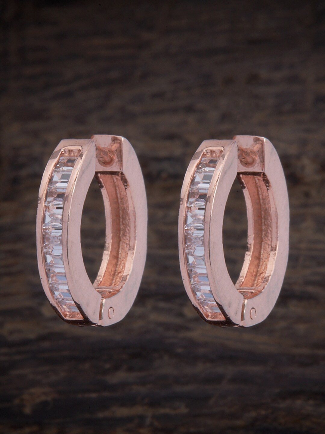 

Kushal's Fashion Jewellery White Circular Studs Earrings
