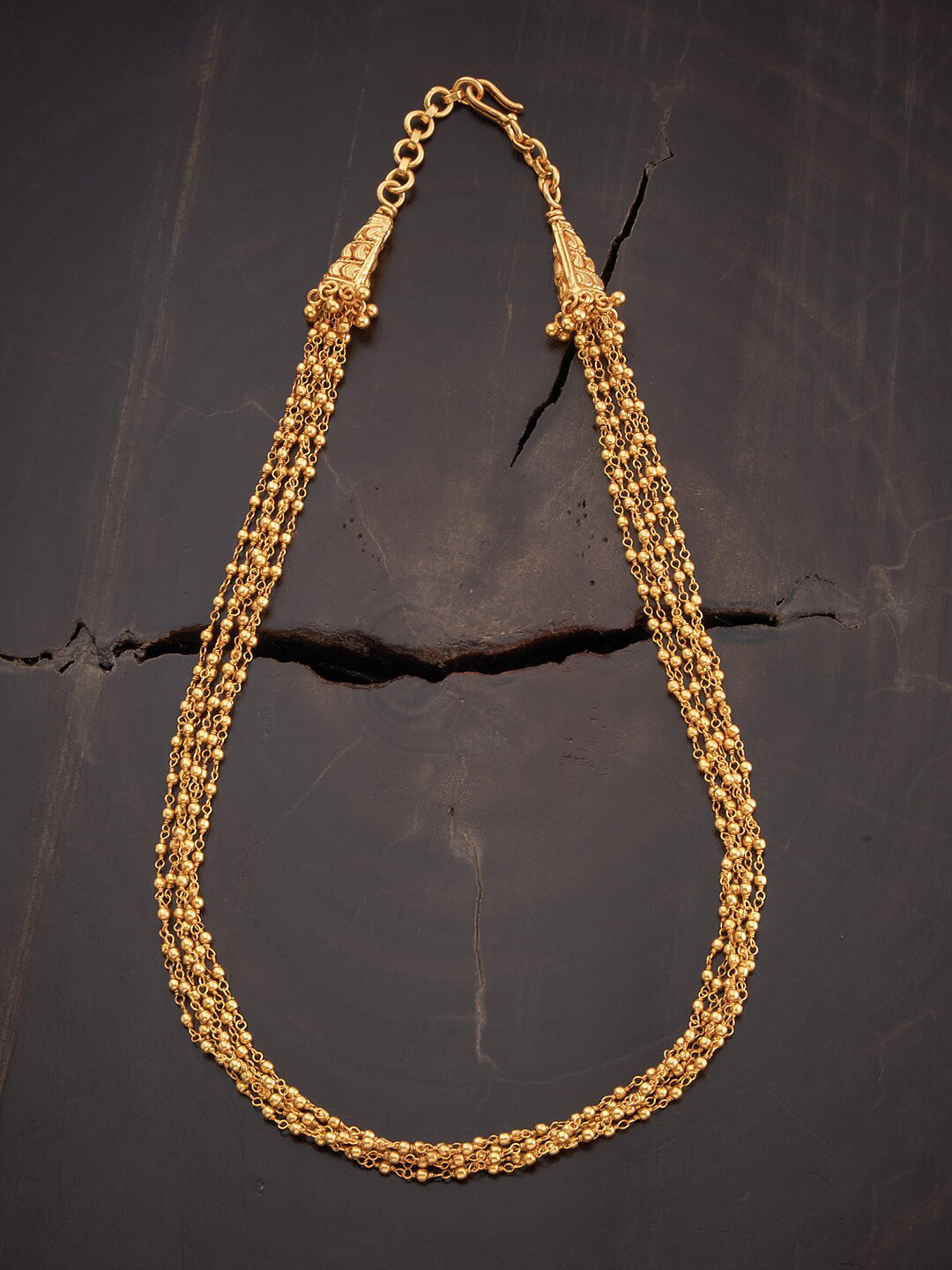 

Kushal's Fashion Jewellery Gold-Toned Silver Necklace