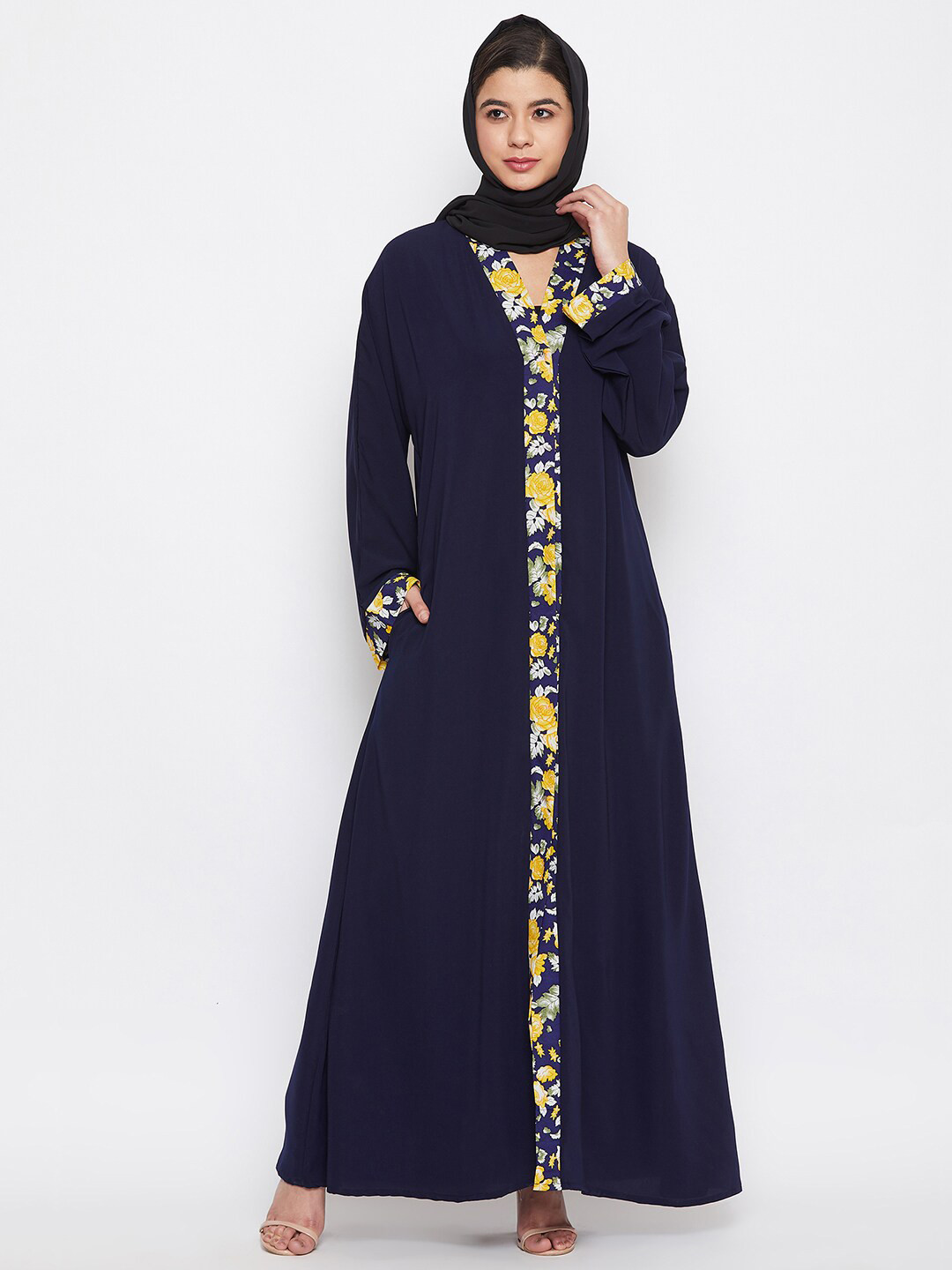

NABIA Women Abaya Burqas, Blue