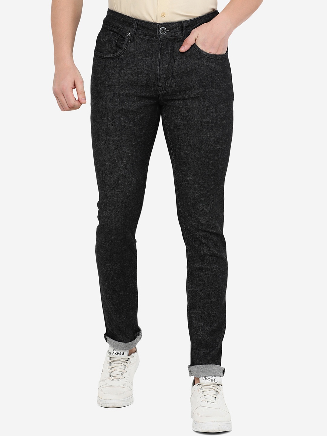 

JADE BLUE Men Slim Fit Jeans, Black