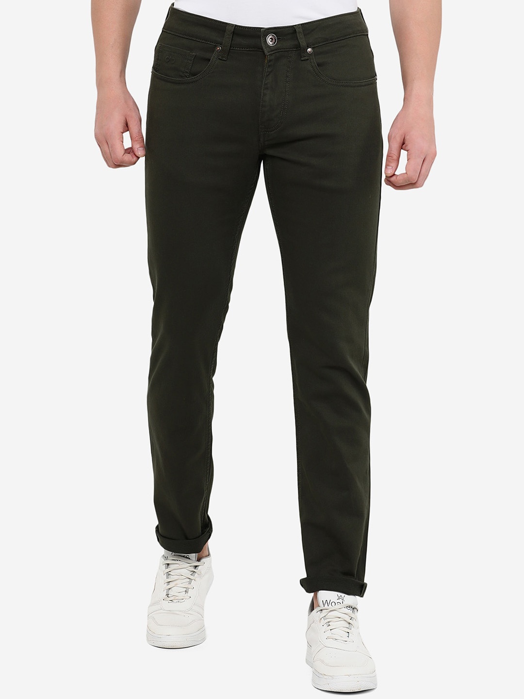 

JADE BLUE Men Slim Fit Jeans, Olive
