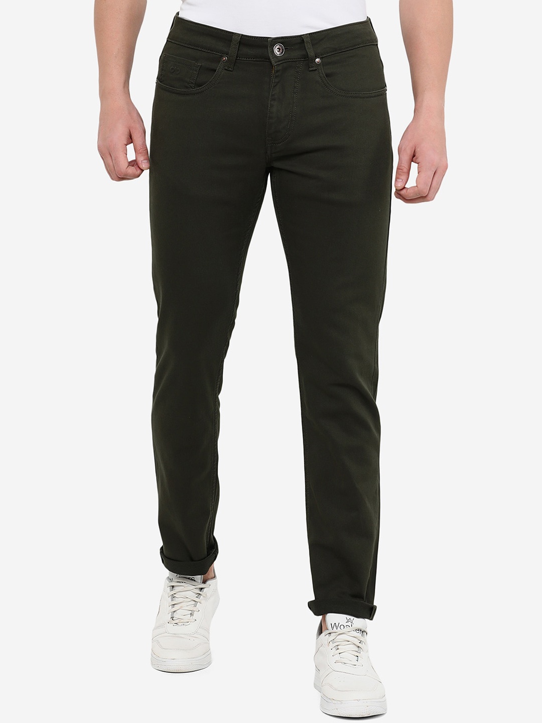 

JADE BLUE Men Slim Fit Jeans, Green