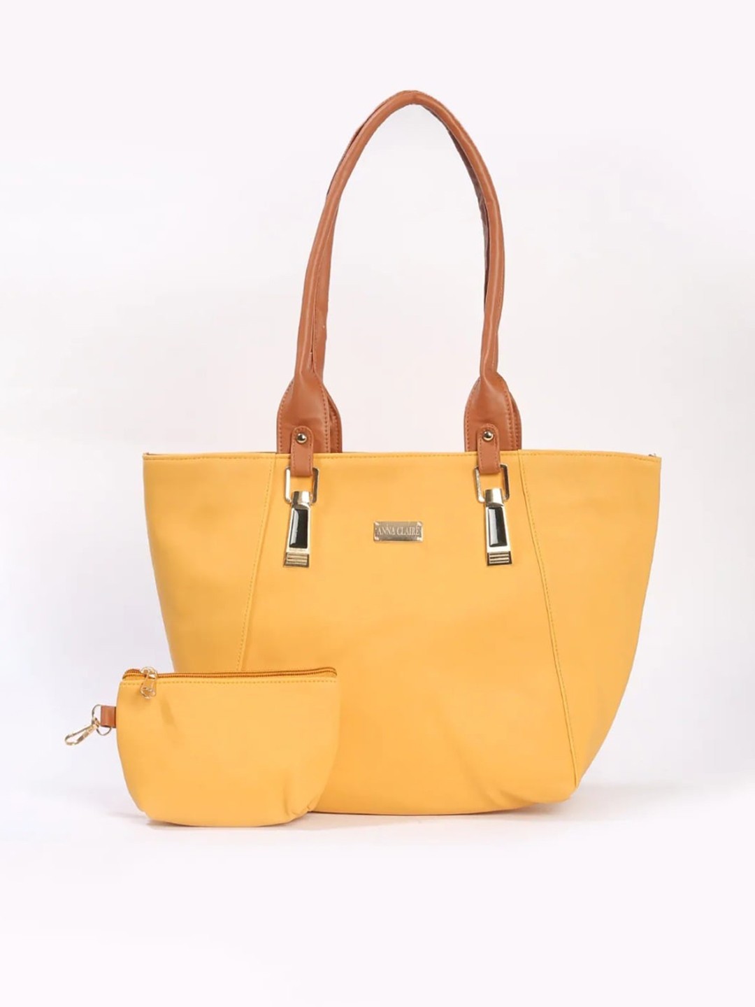 

Anna Claire Bucket Shoulder Bag, Mustard