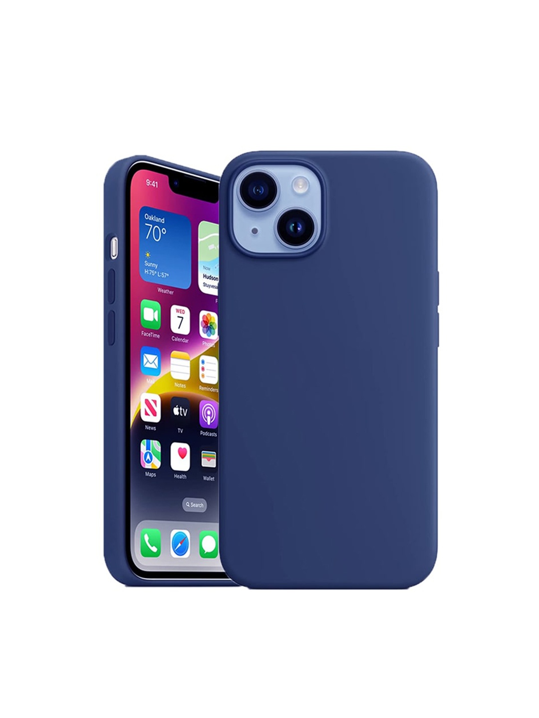 

Karwan Blue iPhone 14 Plus Mobile Phone Case