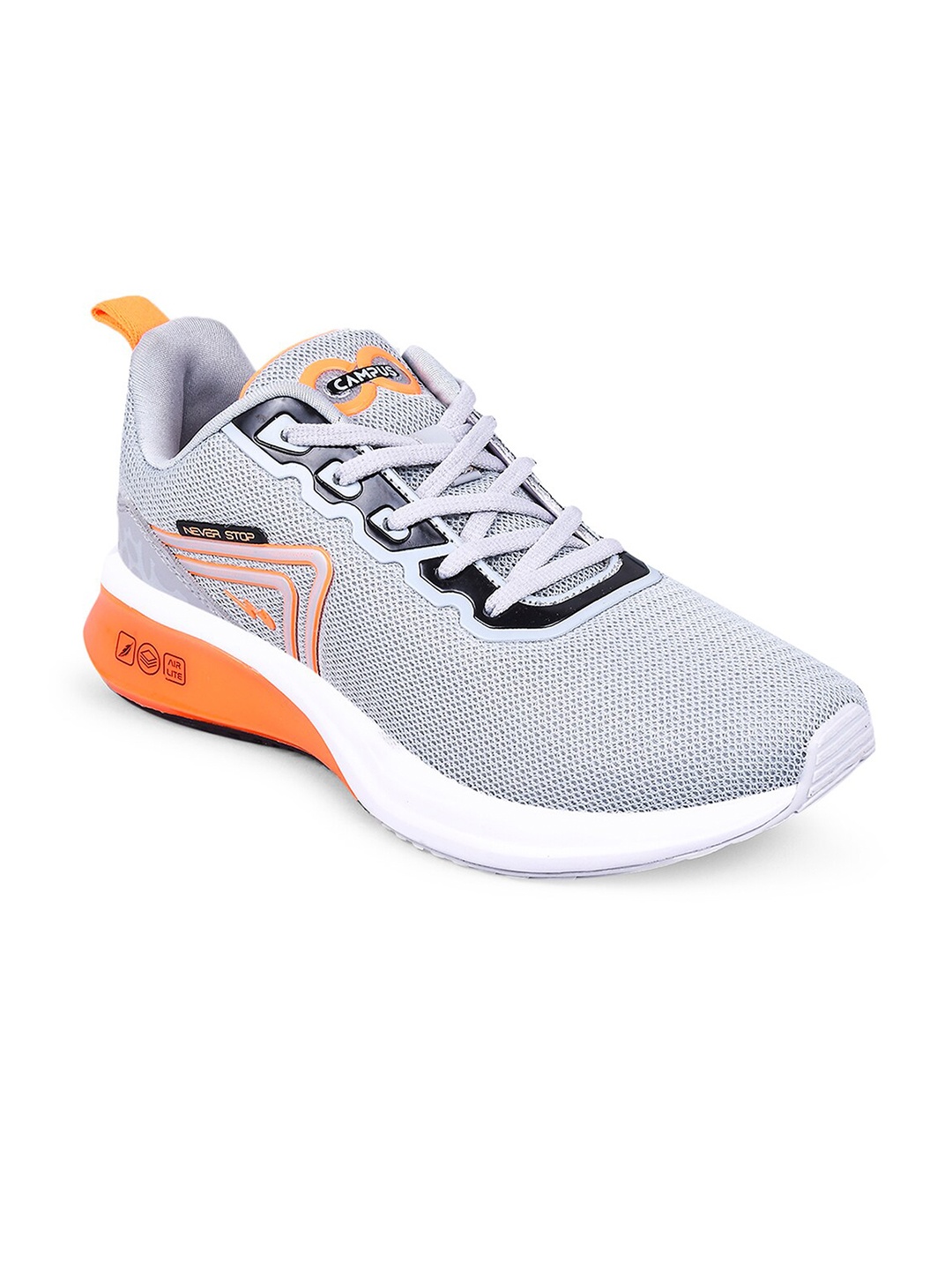 

Campus Kids Mesh Running Shoes, Grey
