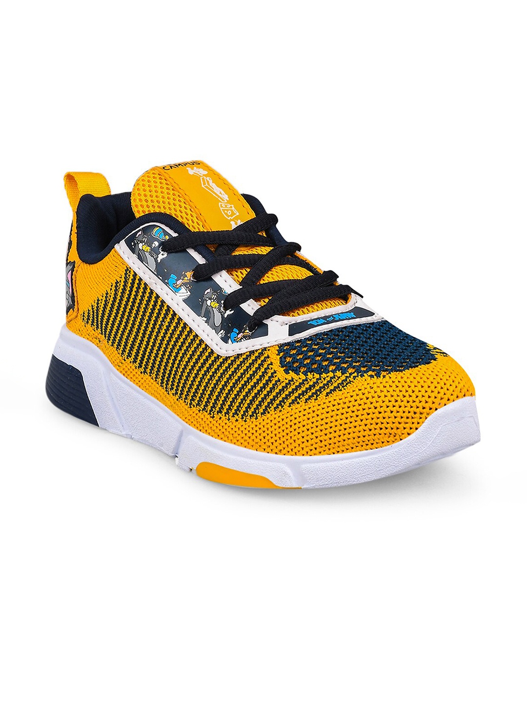 

Campus Unisex Kids Mesh Running Shoes, Mustard