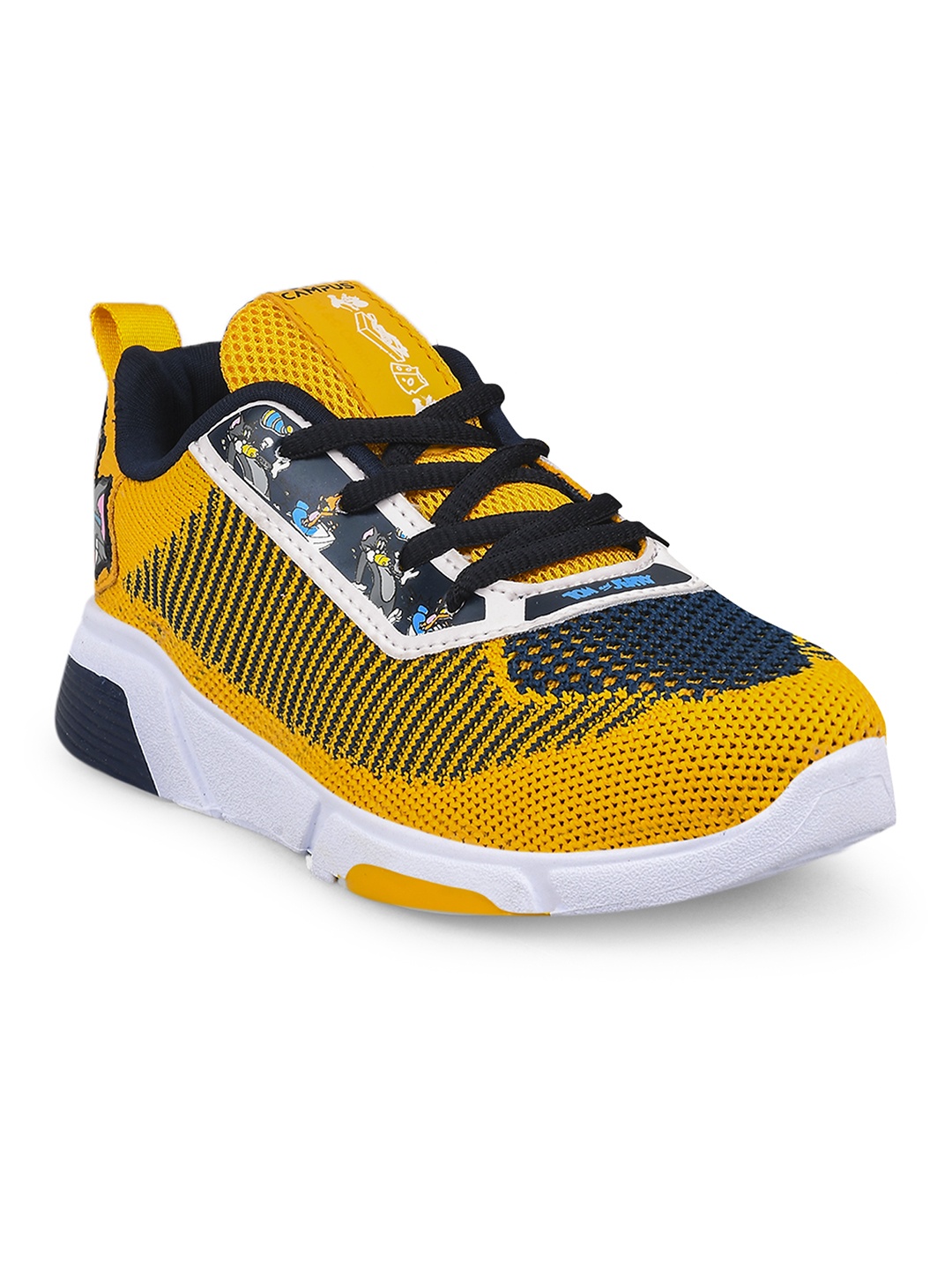 

Campus Kids Mesh Running Shoes, Mustard