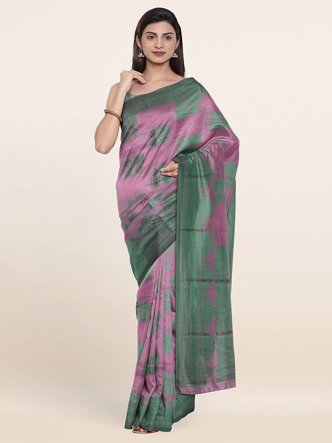

Pothys Ethnic Motifs Saree, Lavender