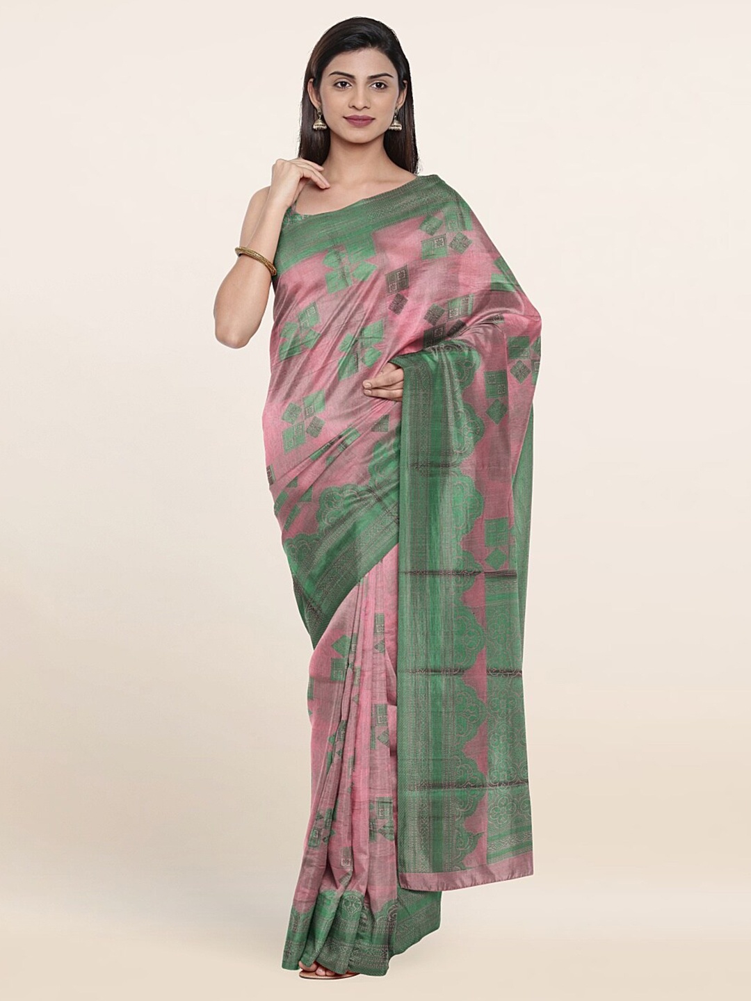 

Pothys Ethnic Motifs Saree, Pink