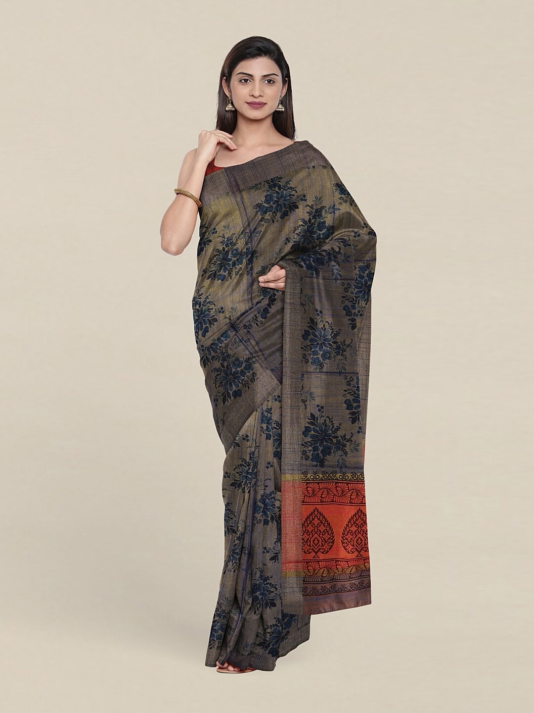 

Pothys Floral Saree, Mauve