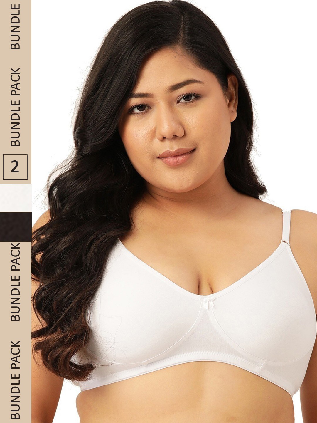 

Leading Lady Set Of 2 Non Wired Non Padded Bra, White