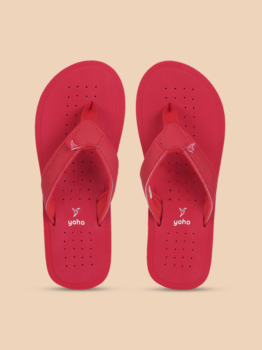 

YOHO ArchFlex Women Ortho Thong Flip-Flops, Red