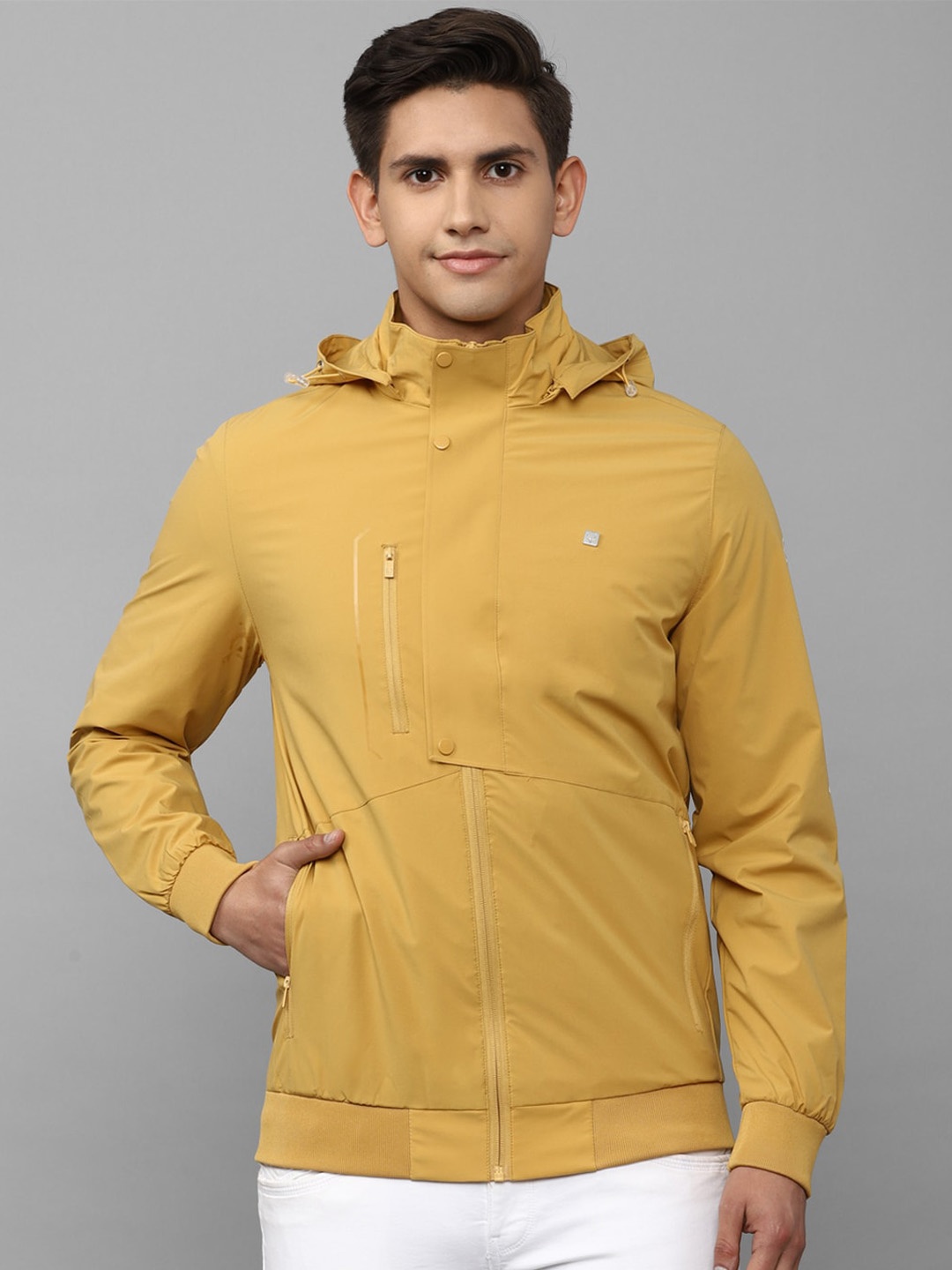 

Allen Solly Men Yellow Bomber Jacket