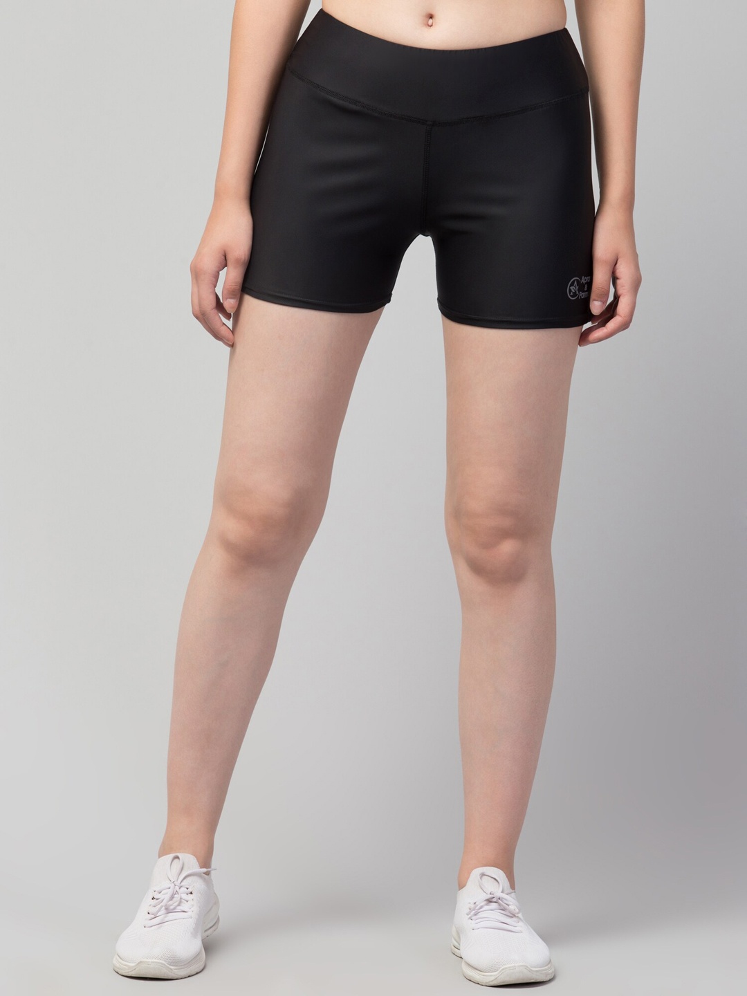 

Apraa & Parma Women Slim Fit Training or Gym Sports Shorts, Black
