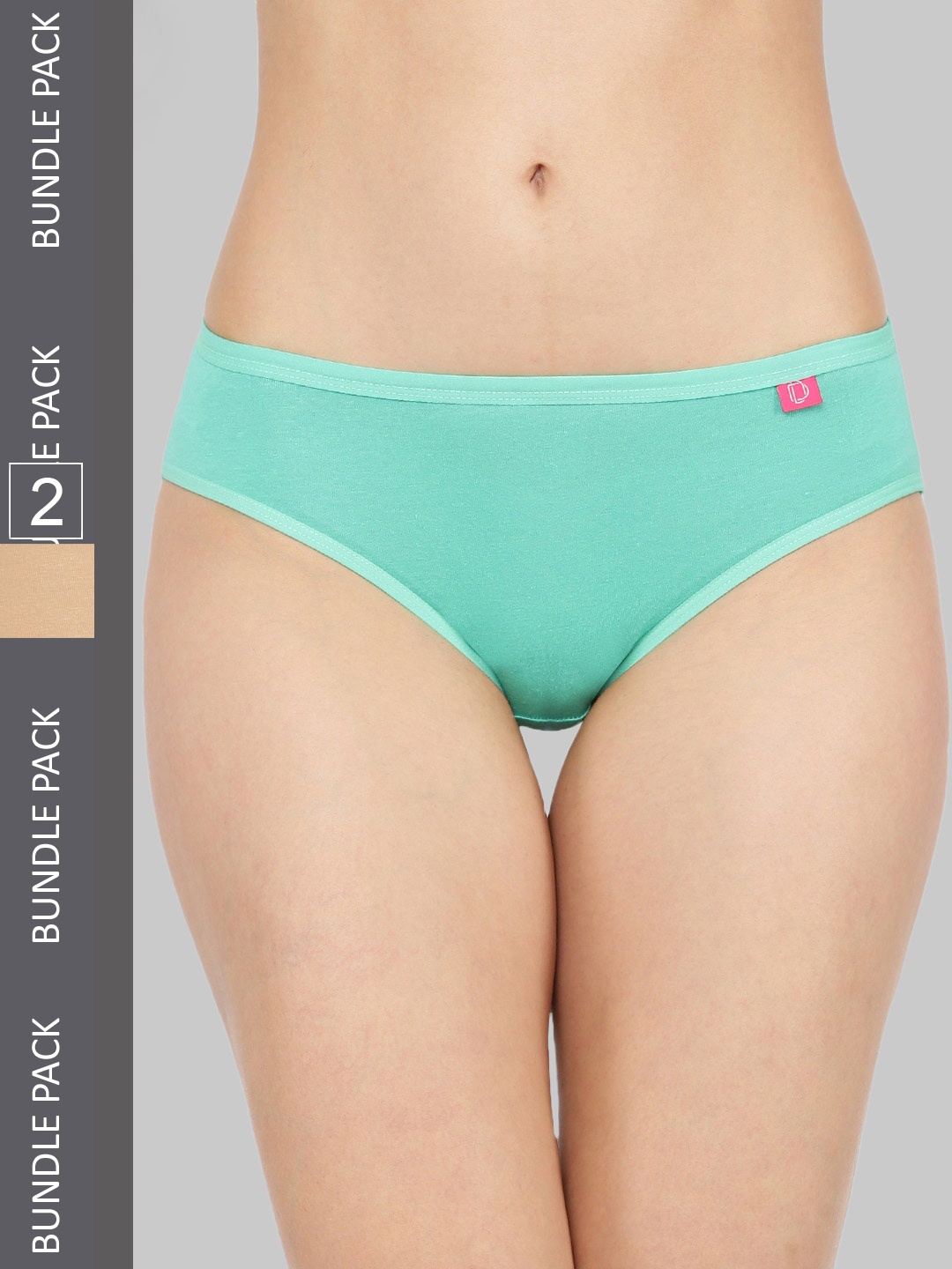 

Dollar Missy Women Pack Of 2 Hipster Briefs, Assorted