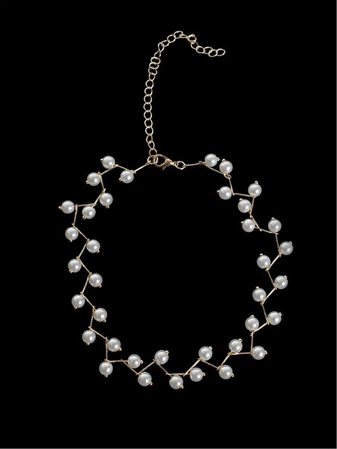 

Jewels Galaxy Handcrafted Necklace, Gold