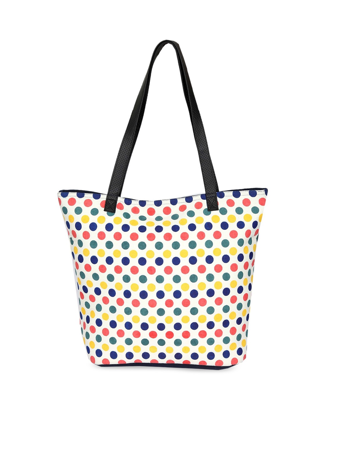 

REZZY Geometric Printed Oversized Tote Bag Handbags, Off white