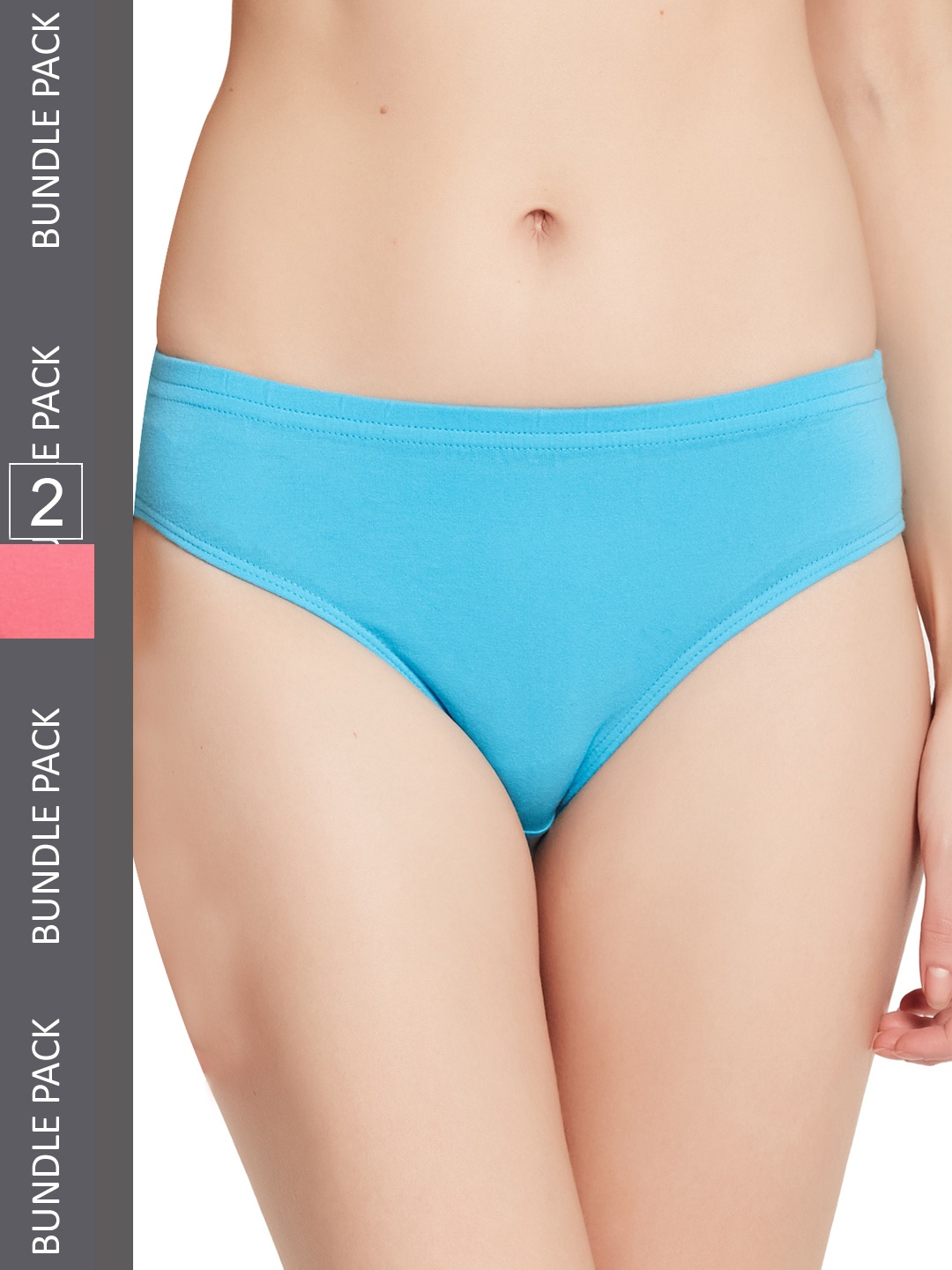 

UNMADE Women Pack Of 2 Bikini Briefs UM1237, Blue