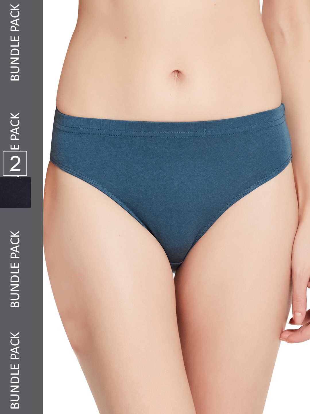 

UNMADE Women Pack Of 2 Bikini Briefs UM1237, Blue