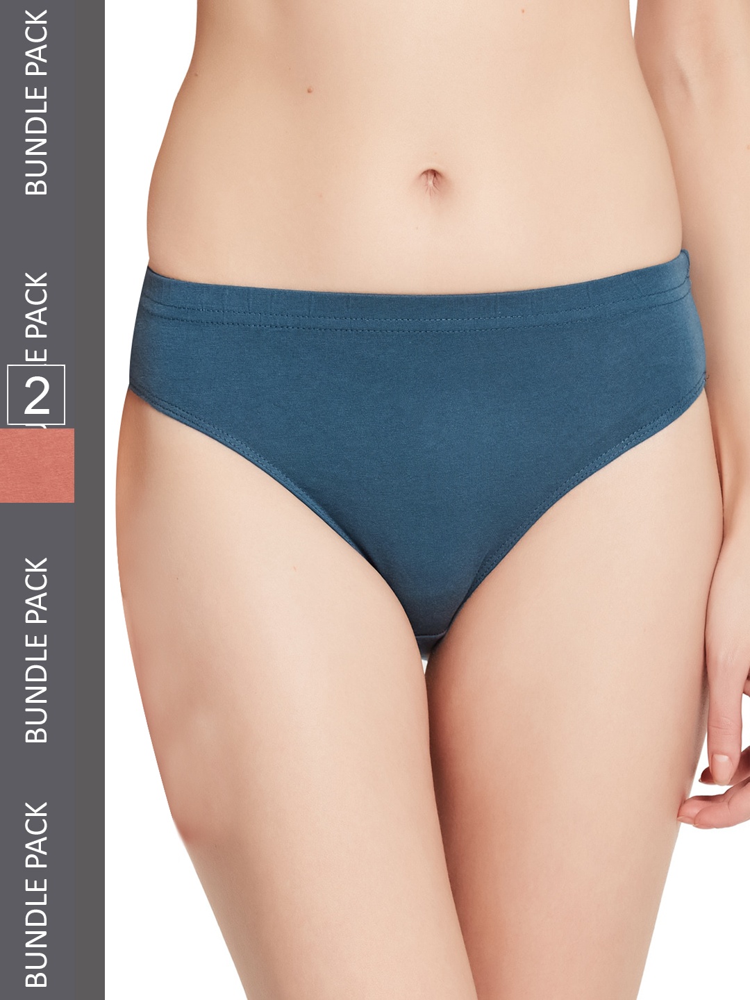

UNMADE Women Pack Of 2 Bikini Briefs UM1237, Blue