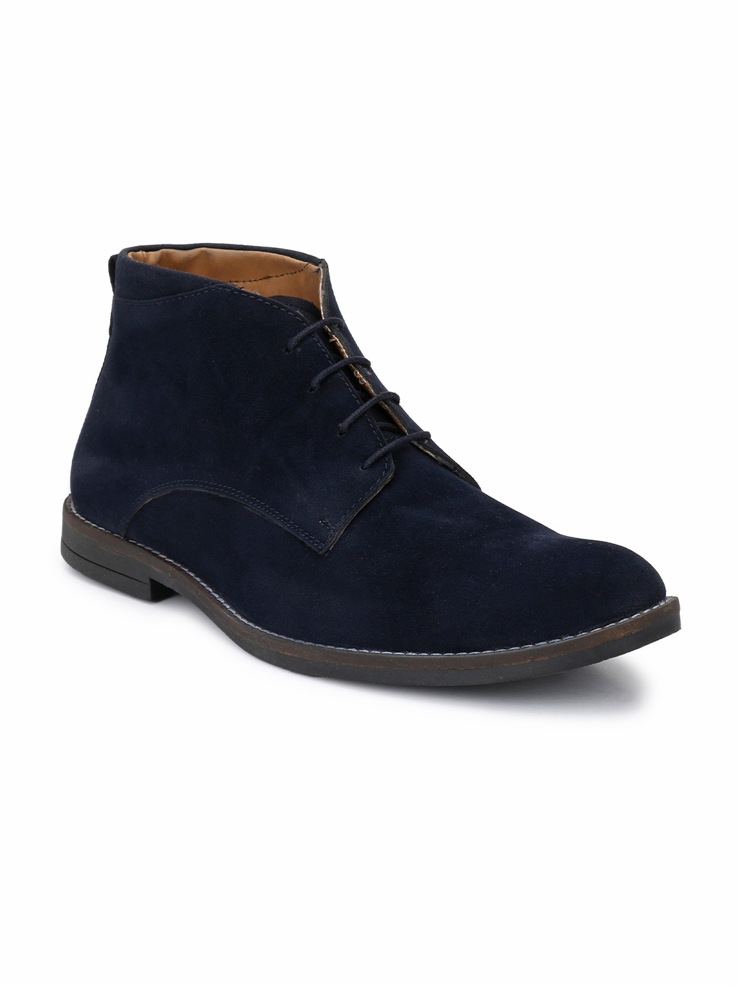 

Hirels Men Suede Boots, Blue