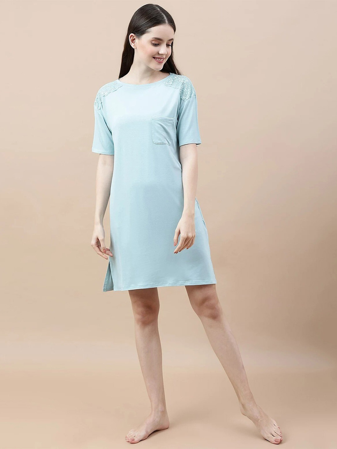 

Marks & Spencer Women Nightdress, Green