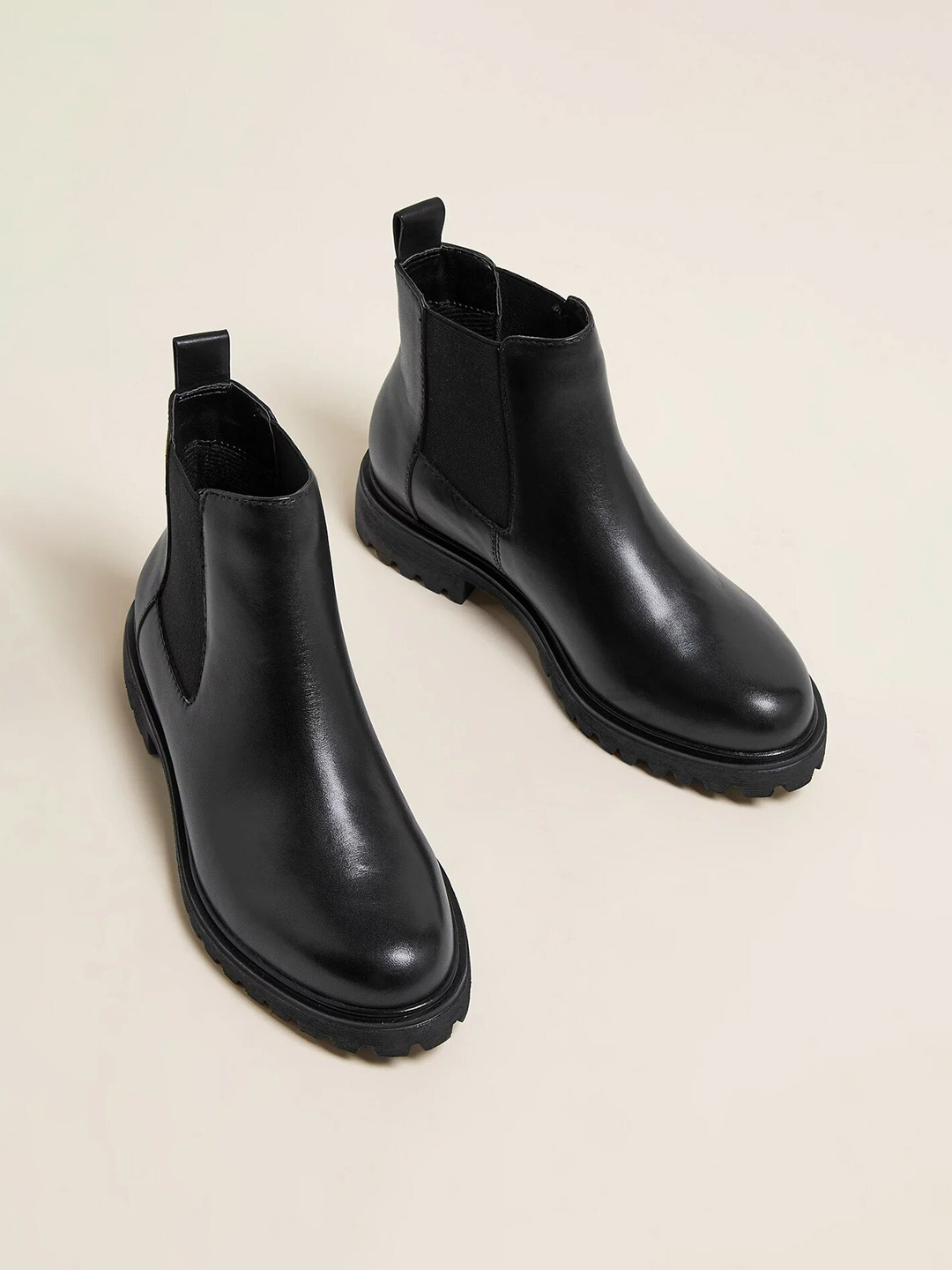 

Marks & Spencer Women Leather Chelsea Boots, Black