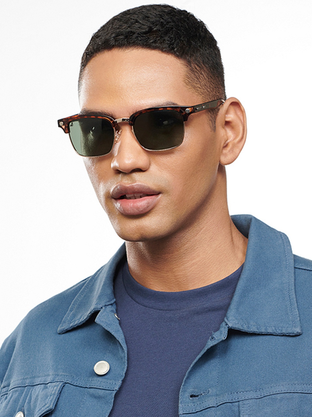 

Vincent Chase Grey Lens & Brown Sunglasses with Polarised and UV Protected Lens 200482