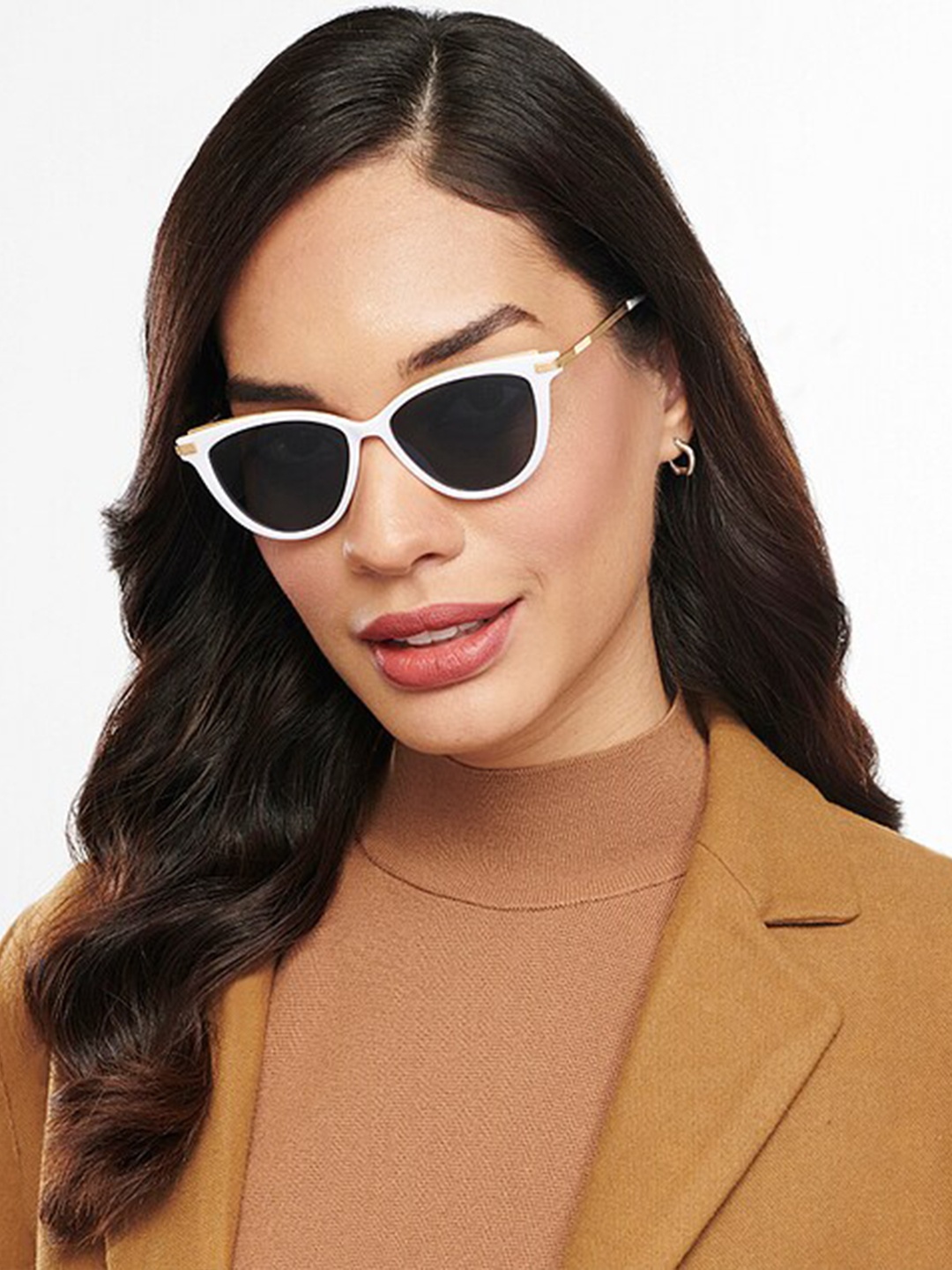 

Vincent Chase Grey Lens & White Cateye Sunglass with UV Protected Lens 200466