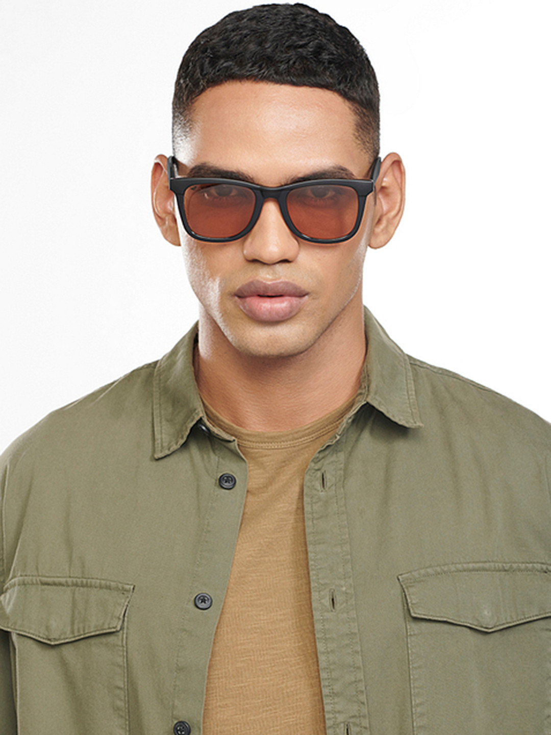 

Vincent Chase Brown Lens Wayfarer Sunglasses with Polarised and UV Protected Lens 200464